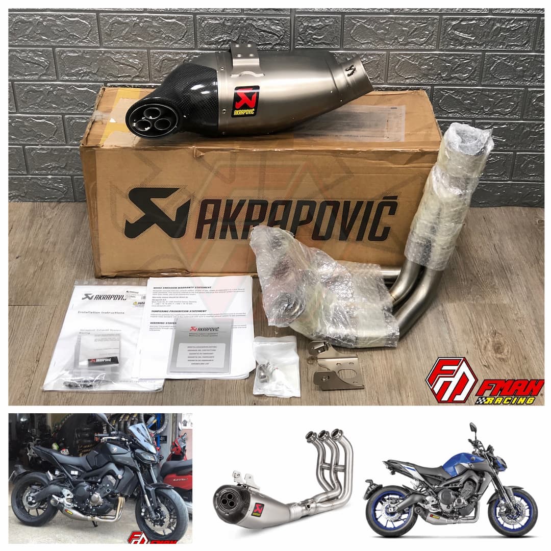 MT09 Red Power Full System Black Ceramic 2024- (PYA130SYSBCER)