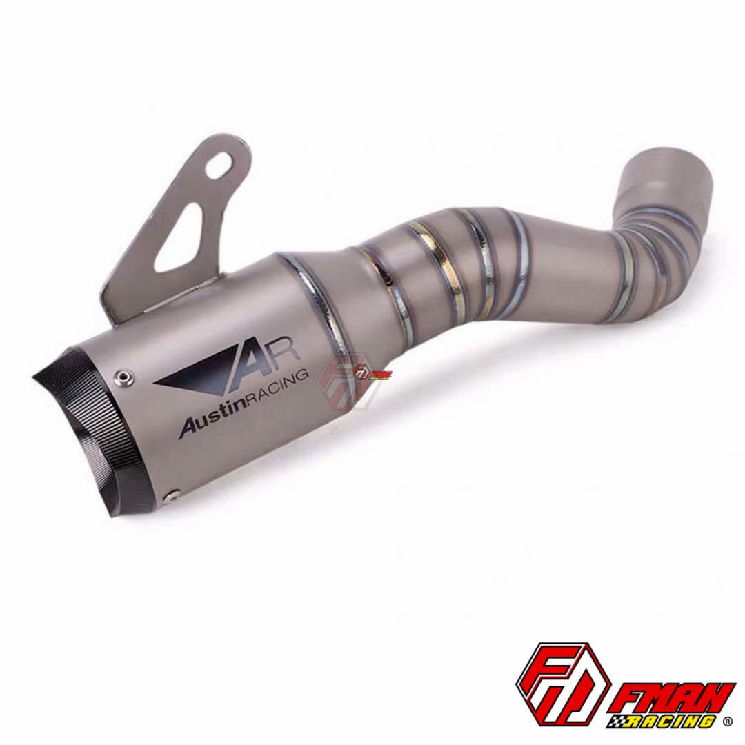 Pร AUSTIN RACING GP1RR TITANIUM SLIP-ON (REPLICA TITANIUM 100%)